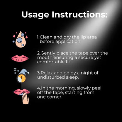 30/60Pcs Mouth Tape Sleeping Keep Mouth Close Prevent Snoring Gentle Sleep Strip for Home Travel Mouth Tape Mouth Tape