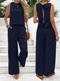 2025 Summer New Women's Fashion Sleeveless Tank Top Casual Pants Set