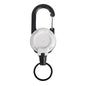 Retractable Heavy Duty Pull Reel Carabiner Key Strong Chains Steel Wire Buckle Rope Spring Key Ring Outdoor Sporty Keychain Tool