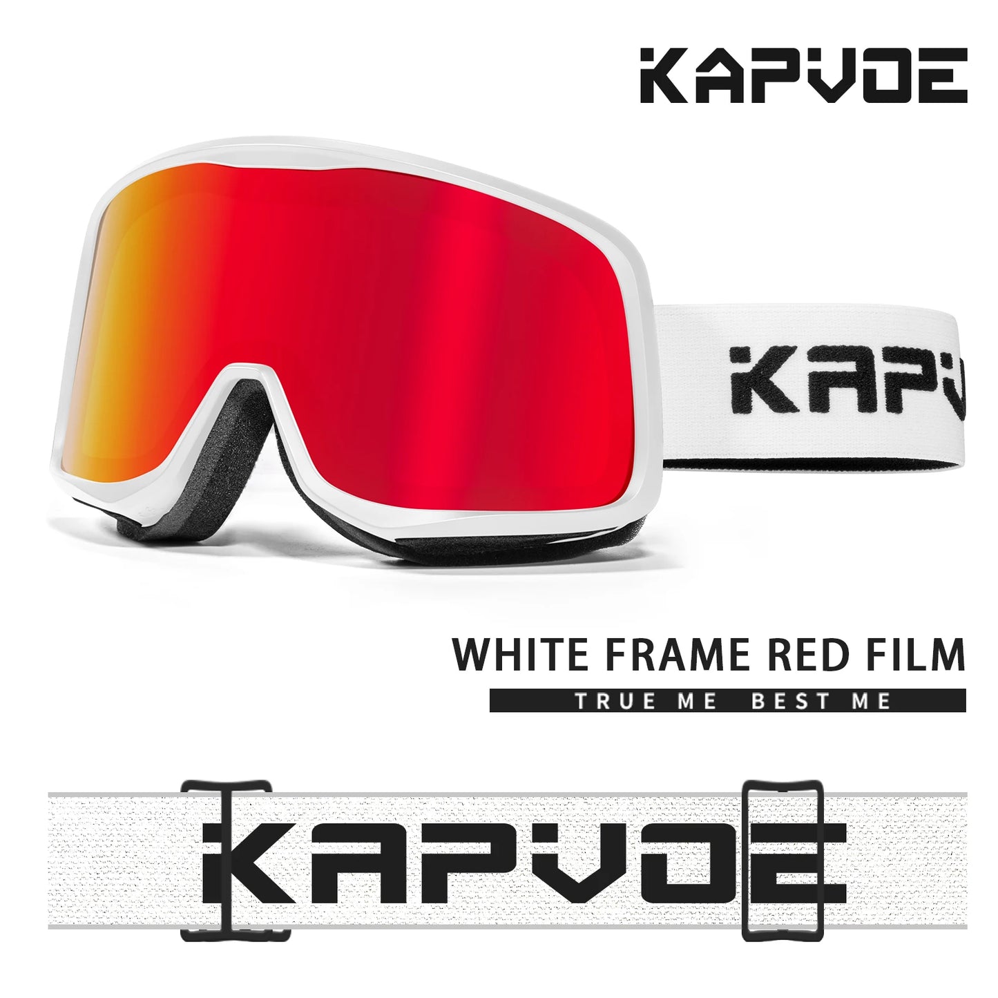KAPVOE Sale OTG Photochromic Ski Snowboard Goggles Women Men Outdoor Sports Skiing Eyewear UV 400 Winter Snow Protection Glasses