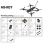 7 Inch Drone profesional Quadcopter Aerial Original FPV Racing HS-X07M drones 4k  with HD Camera GPS RC Helicopter FPV Drone
