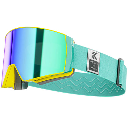 Kapvoe Snow Ski Goggles Snowboarding  Skiing Mask for Men Women Anti-Fog Lens Kit UV400 Protection Snowmobile Glasses Motorcycle