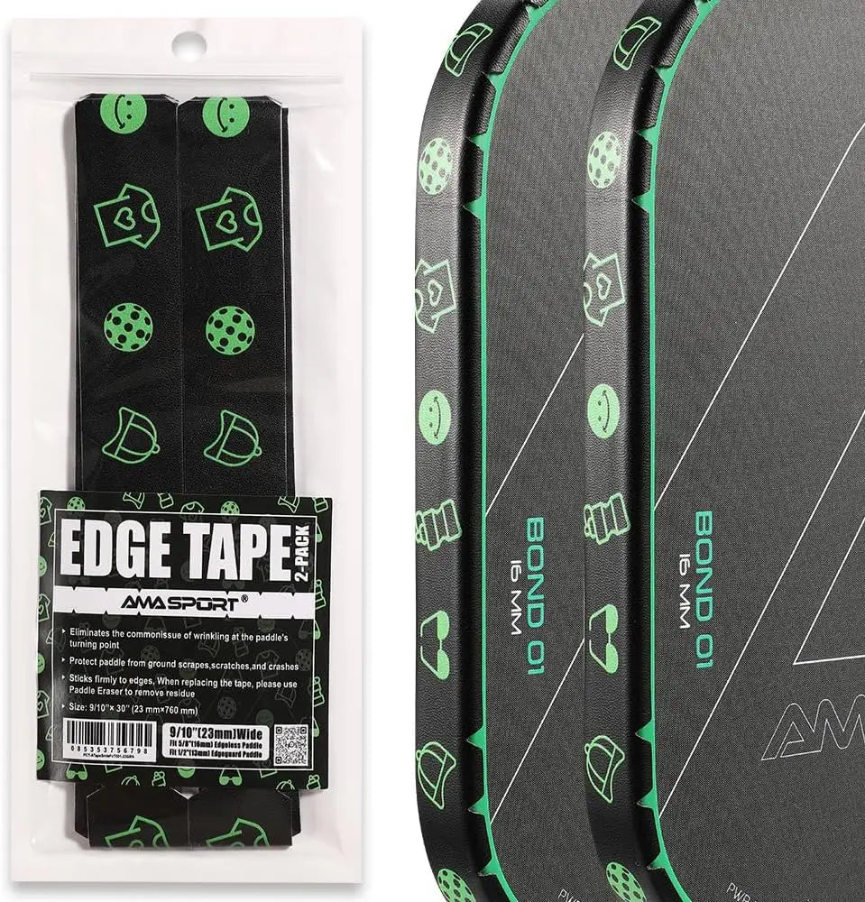 Pickleball Paddle Protection Tape - Paddle Head Edge Guard - Racket Edge Protection Tape -Pickleball Lead Tape- 2 Units Pack
