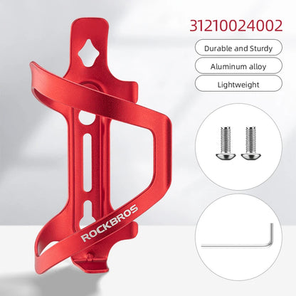 ROCKBROS Bicycle Bottle Cages Aluminium Alloy Cycling Water Bottle Holder Ultralight Cup Bracket Mount MTB Road Bike Accessories