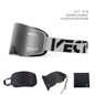VECTOR Brand Double Layer Anti Fog Magnetic Absorption Cylindrical Ski Goggles UV400 Men Women Ski Glasses Snowboard poc glasses