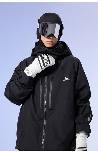 COPOZZ New Upgrade Thicken Ski Gloves Winter Men Women 3M Thinsulate Thermal Snowboard Gloves Waterproof Warm Mittens Ski Gloves