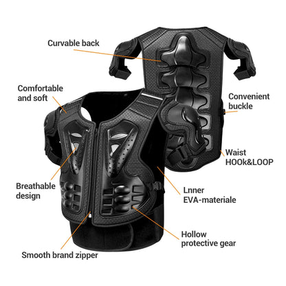 Motorcycle Armor Men Motorcycle Jacket Armor Moto Full Body Armor Protection Jackets Motocross Enduro Moto Protective Equipment