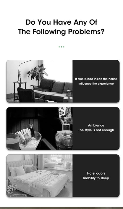 Automatic Circulating Aroma Diffuser Smart Air Scent Machine Home Essential Oil 50ml Tank Spray Fragrance Dispenser for Bedroom