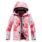 New Fashion Letter Women Ski Suit Winter Windproof Waterproof Snowboarding Jacket and Pants Snow Walking Clothes Female Snowsuit