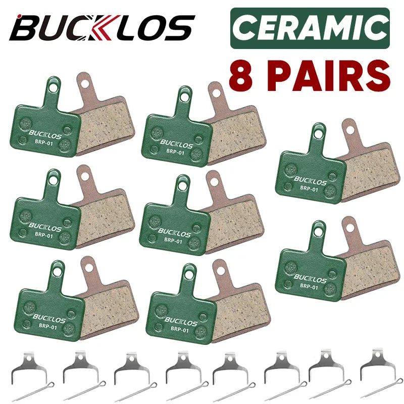 BUCKLOS Ceramic Brake Pads MTB Bike Hydarulic Disc Brake Pad For SHIMANO B01S B05S Mountain Bicycle Disc Brake Pad Cycling Parts