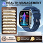 2025 New Mcro Phsical Examination 650nm Laser Therapy ECG Urci Acid Blood Fat Smart Watch Men Blood Pressure Heart Rate Bracelet