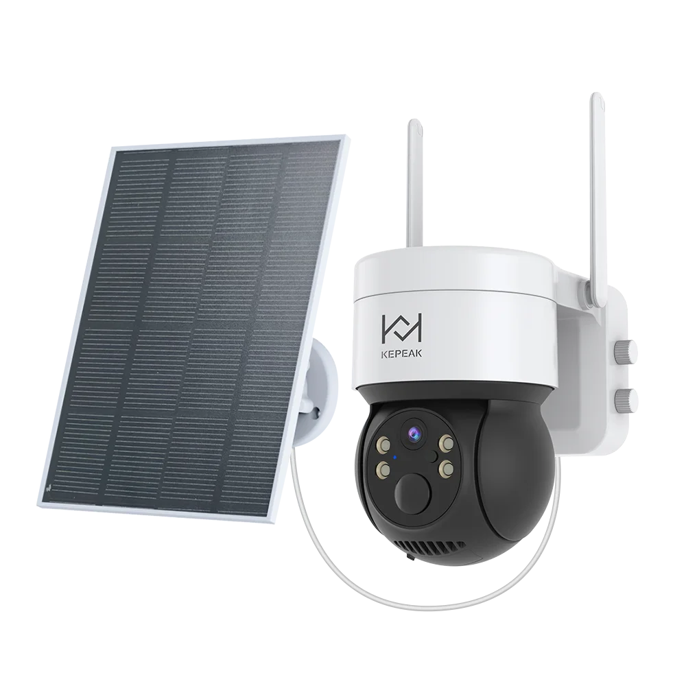 Built-in Battery Outdoor Wireless Solar IP Camera  WiFi PTZ 1080P Video Surveillance Long Time Standby Waterproof