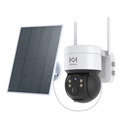 Built-in Battery Outdoor Wireless Solar IP Camera  WiFi PTZ 1080P Video Surveillance Long Time Standby Waterproof
