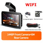 WIFI DVR Recorder Dashcam 1440P Dash Car Dash Cam Camera Dual Lens Built In  G-Sensor Loop Recording Parking Monitoring