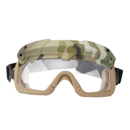 Sports Sunglasses for Men Women 2 Modes Airsoft Goggles Riding Eye Protection for Hiking Paintball Hunting Gear