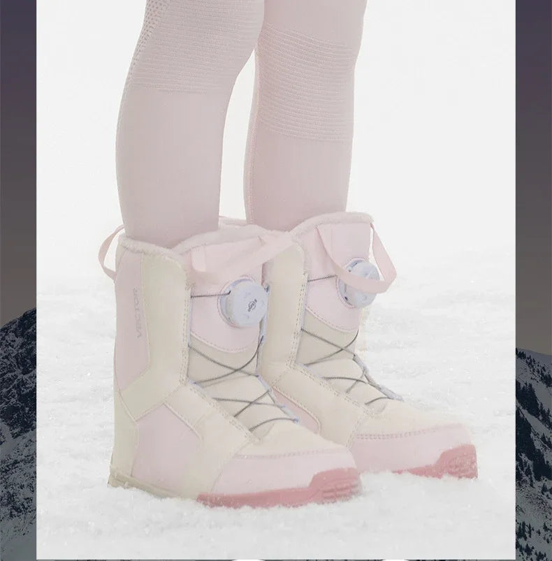 Skiing Women Snow Boot Footwear Snowboard Boots Ski Boots Men Warm Waterproof 2025 Outdoor Thermal Snowboard Shoes Ski Equipment