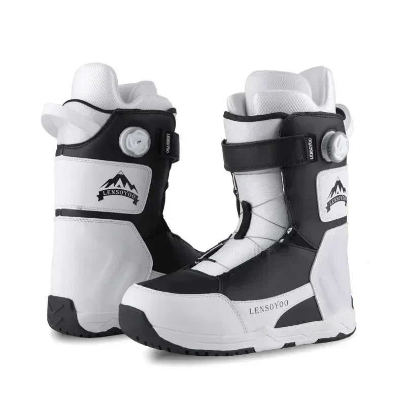 Adult Winter Ski Shoe 2025 New Women Outdoor Sports Snowboarding Boots Men Warm Breathable Waterproof Cold Resistant Snow Shoes