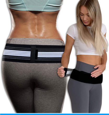 Sacroiliac SI Joint Hip Belt Lower Back Support-Hip Braces for Hip Pain Pelvic Support Belt Sciatica Pelvis Lumbar Pain Relief