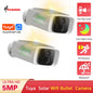 Tuya Wifi Solar Bullet Camera Outdoor 5MP Waterproof Battery Powered CCTV Surveillance Security Camera Wireless 2 Way Audio
