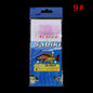 6pcs/set noctilucence Mackerel Feathers Bass Cod Sea Fishing Tackle Boat Luminous Fishing Hook Treble Fishing Lures