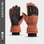 Winter Ski Gloves Fleece-lined Thickened Outdoor Riding Waterproof Windproof Non-slip Touchscreen Warm Gloves for Men and Women