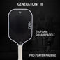 2025 Professional Pickleball Paddle 16mm T700 Carbon Fiber USAPA Certified Hybrid W Trufoam Power Spin Control Outdoor Indoor
