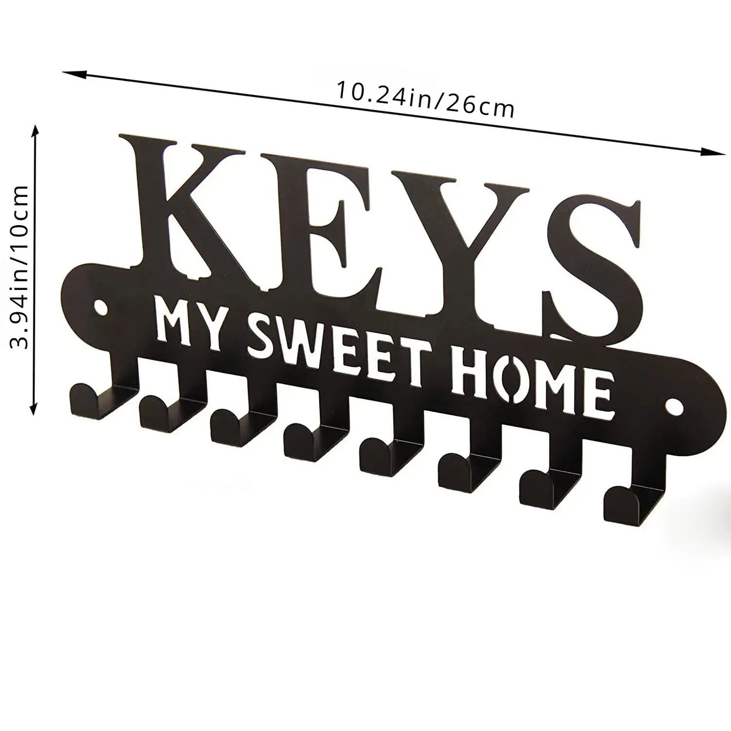 Key Holder Wall Stylish Metal Key Holder Wall: Mounted Adhesive Hanger and Organizer for All Your Essentials Wall Hooks