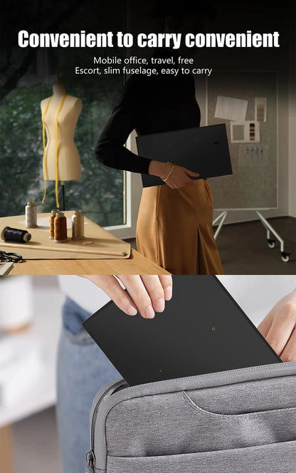 MUCAI N140-S36 Portable Display 14 Inch 60Hz Resolution 1366*768 TN Panel 250cd/㎡ Brightness 3ms Response Portable MonitorComputer MonitorsGoWisse.com