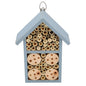 Wooden Insect House Hanging Insect Hotel Shelter 23.3x12x7.5cm for Butterflies Bees Garden Supplies