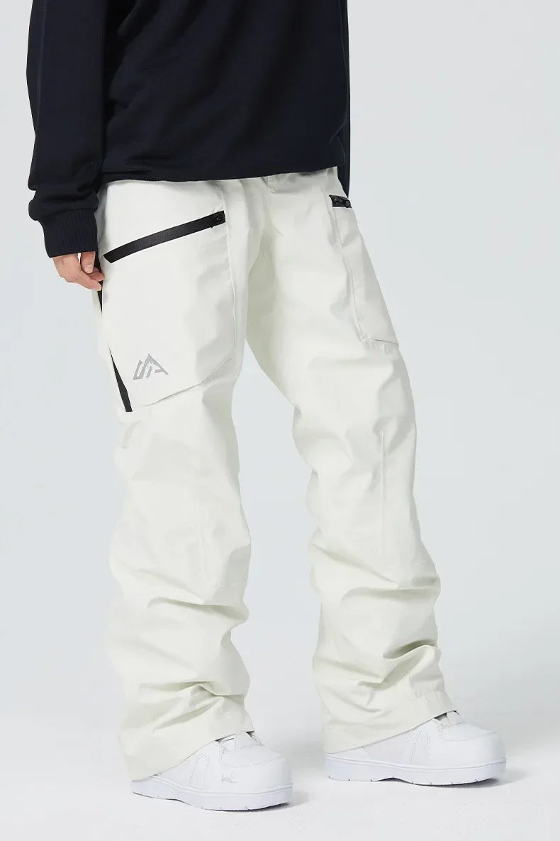 Snow Trousers 2025 Outdoor Sports Snowboard Wear Winter Warm Loose Ski Pants Windproof Waterproof Skiing Pants Women Men Clothes