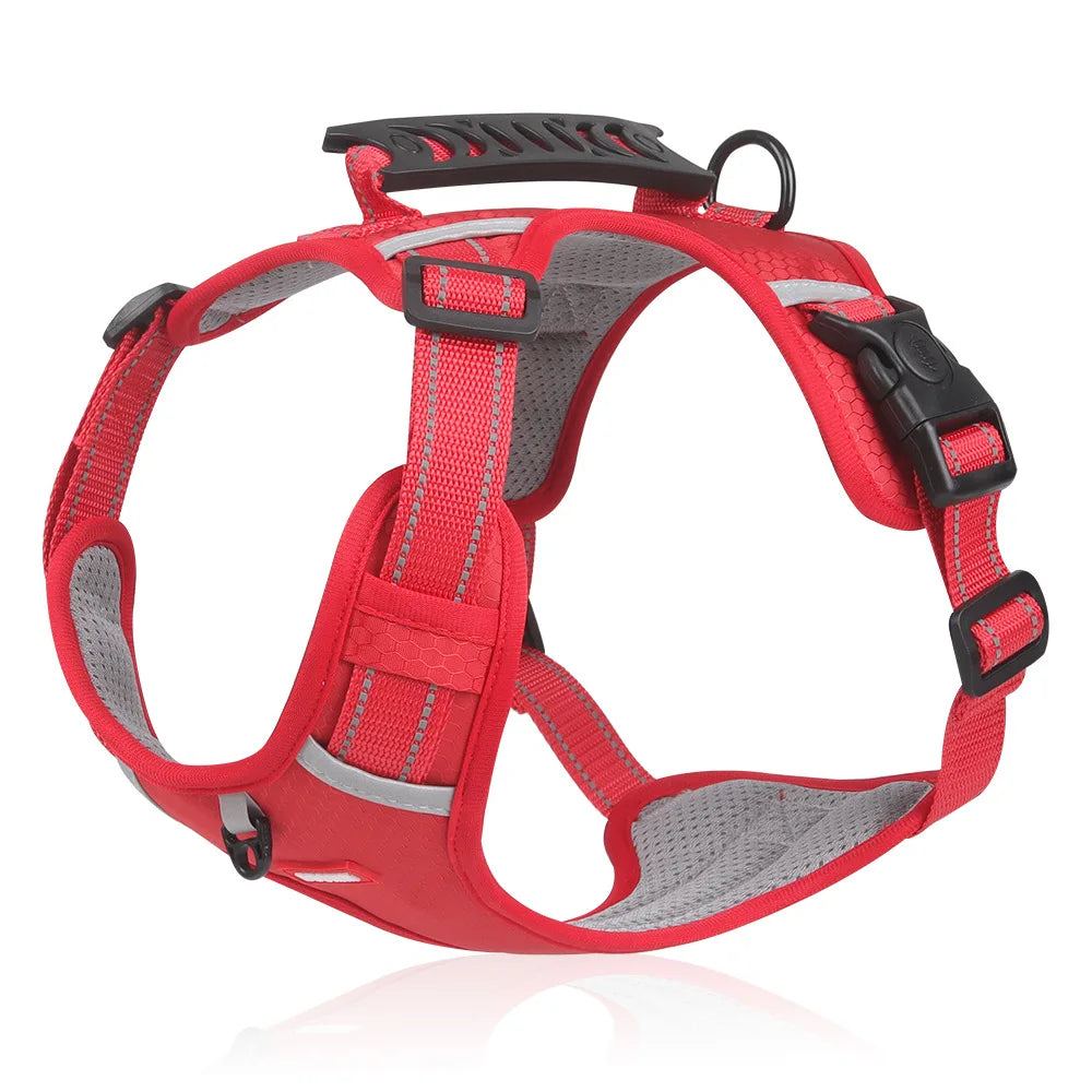 Reflective Dog Chest Strap Pet Leash Vest Type Explosion-proof Flushing Puppy Chest and Back Pet Products