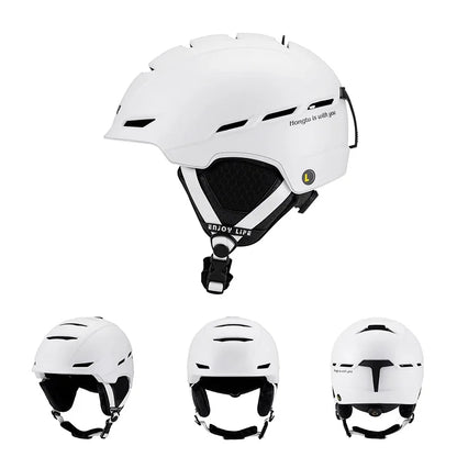 Eastinear Snow Glasses Integrated Ski Helmet Adult Men and Women Outdoor Extreme Sports Half-covered Safety Helmet Ski Equipment