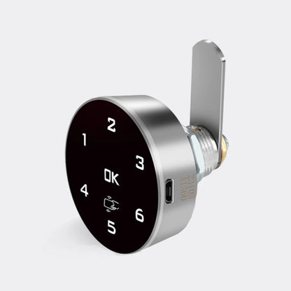 Zinc Alloy Touch Digital Password RFID IC Card Cabinet Drawer Lock Built-in Lithium Battery