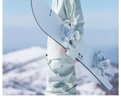 John snow 2024 New Male female couple Single and double board Ski suit set Loose type waterproof keep warm Ski pants ski jackets