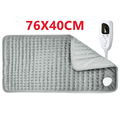 Electric Heating Pad Adjustable Warm Body Blanket Heated Blanket Waist Back Leg Warming Mat with Intelligent Timing Heated Pad
