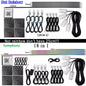 6/10/14/18 in 1 Led Car Ambient Lights RGB 213 64 Color Acrylic Strips Symphony Streamer Interior Rainbow Atmosphere Lamp Kit
