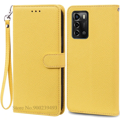 For ZTE Blade V40 Vita Case Soft Silicone Back Cover For ZTE Blade V40 Vita Case Leather Wallet Flip Cover Fundas