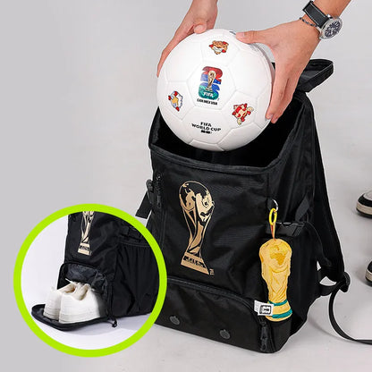 FIFA 2026 World Cup Large Capacity Multifunctional Waterproof Backpack for Men, Travel Laptop & Daily School Bag