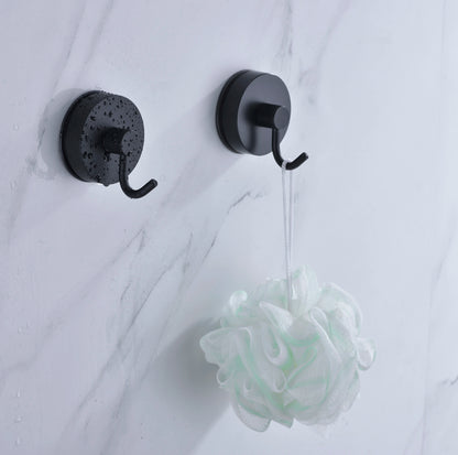 1/2/4pcs 5KGS Reusable Towel Hook Vacuum Suction Cup Hook Robe Hooks Kitchen Bathroom Home Suction Hook Hanger Accessories