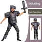 Carnival Party Dress Mask Classic Creeper Anime Game Character Set Diamond Armor Cosplay Costume Children's Clothing
