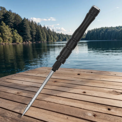 Fish Venting Tool Stainless Steel Needle Aluminum Alloy Reducing Air Pressure Tool Detachable for Deep Sea Fishing