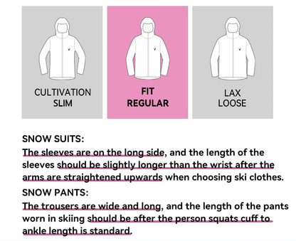 VECTOR Men and Women Splicing Skiing Skiing Top Waterproof Windproof Warm Durable Indoor and Outdoor Skiing Snowboard Jacket