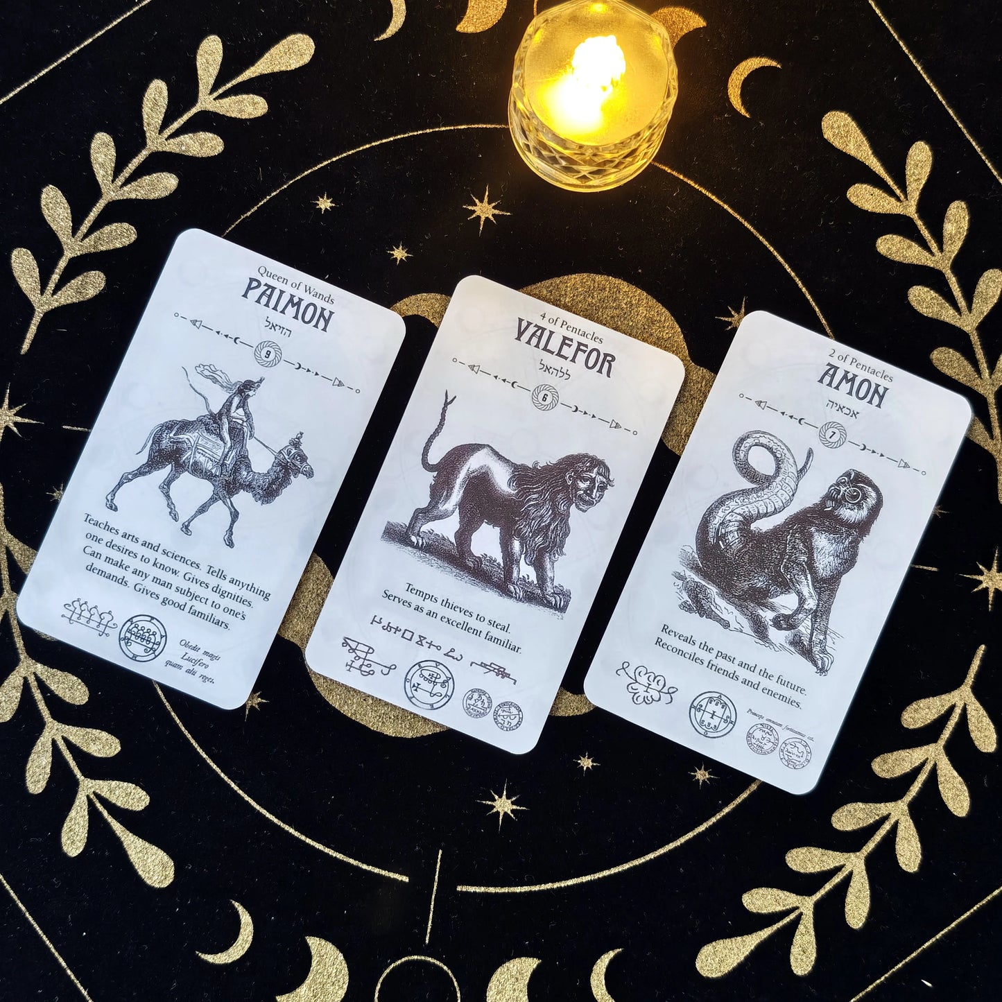 NEW Occult Tarot Cards Set A 78 Deck Oracle Card Family Party Playing Cards Board Solomonic Ancient Magickal Grimoires