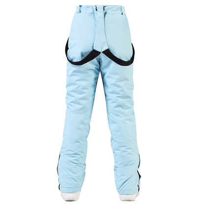 Women's and Men's Ski Pants Windproof Waterproof Snowboarding Pants Winter Outdoor Warm Snow Sports Pants Men Women Skiing