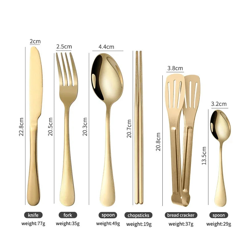 11 Pcs/lot Picnic Tableware Kit Portable Stainless Steel Knife Fork Spoon Plate Cutlery Set Outdoor Travel Camping Equipment