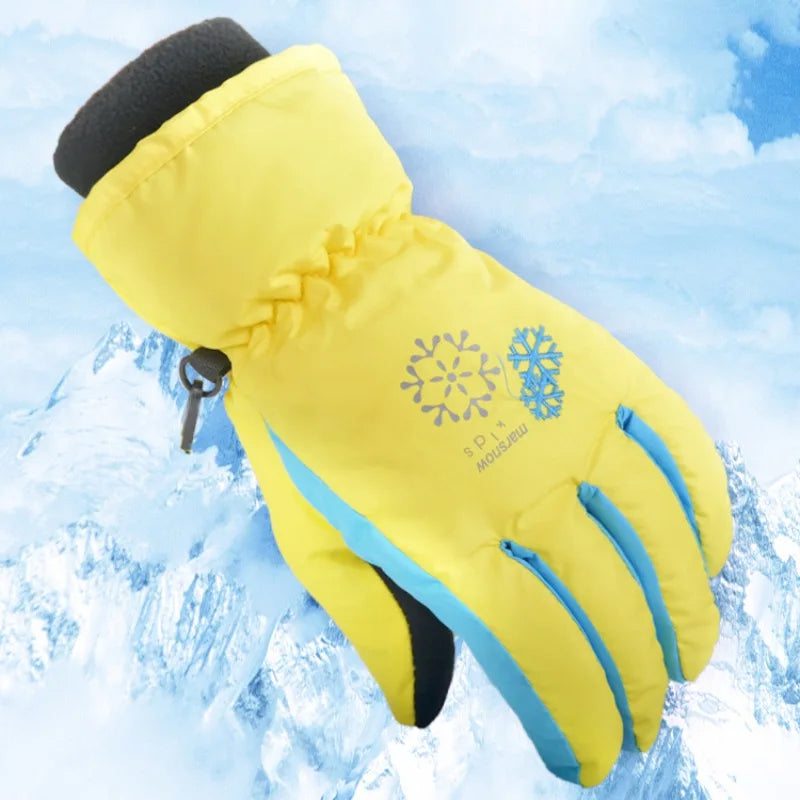 Outdoor Sport  Skiing Gloves Windproof Men Women Kids Winter Warm Ski Gloves Mittens Waterproof Skiing Breathable Air S/M/L/XL