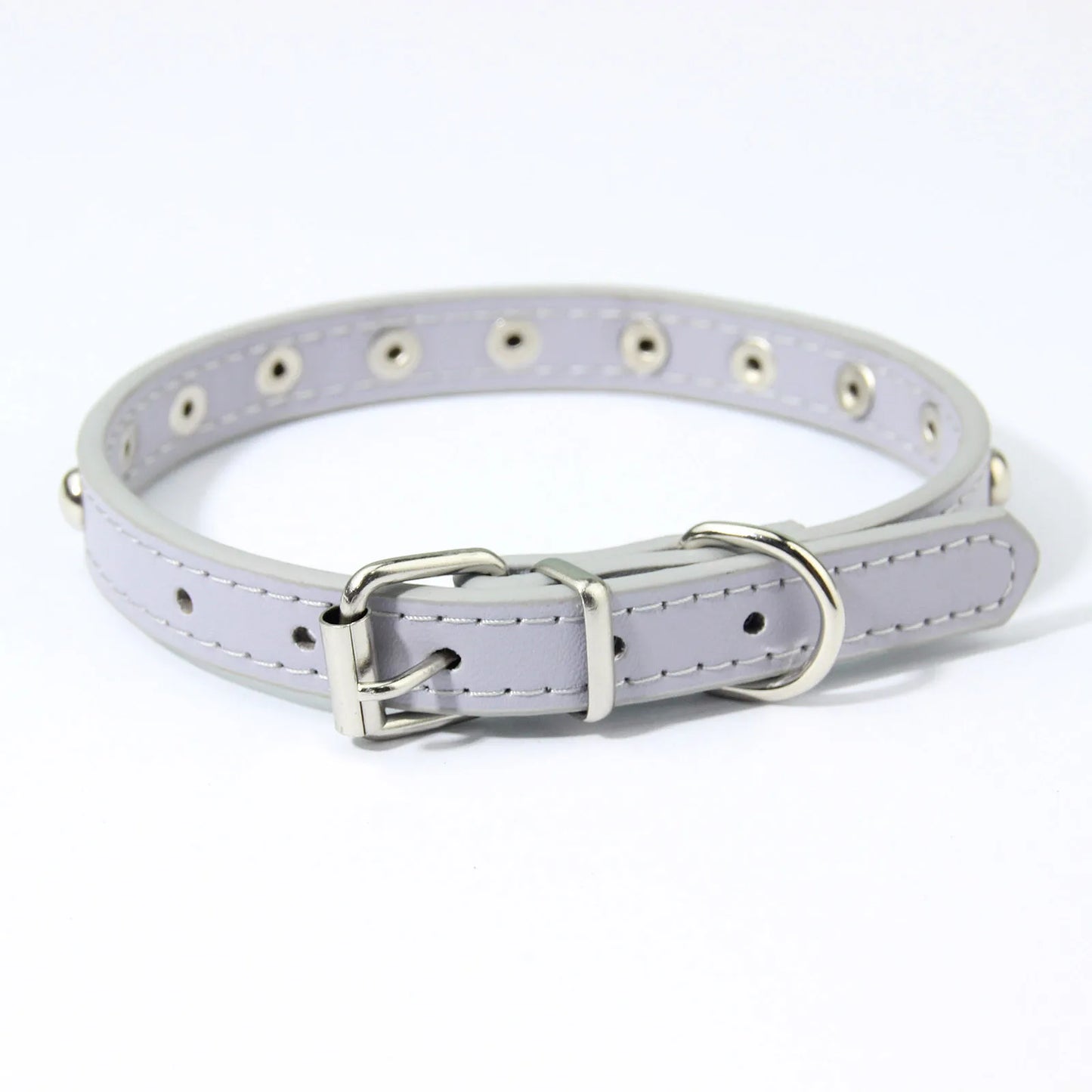 Rivets Anti-Bite Leather Dog Cat Collars Pu For Small Medium Large Dogs Pet Collar Pet Products Kitten Puppy Neck Strap