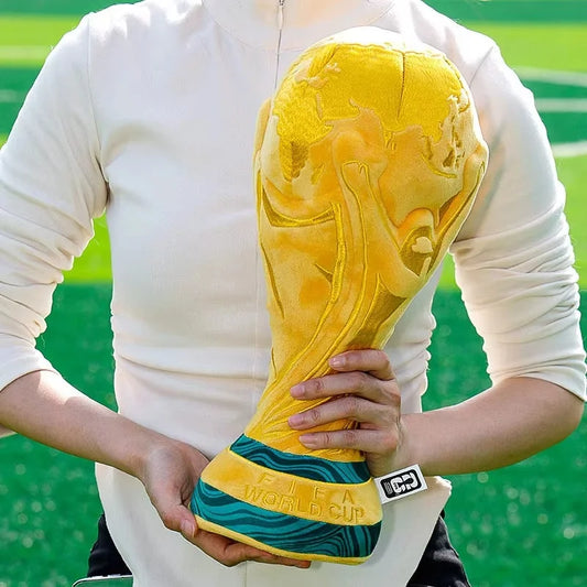 FIFA 2026 World Cup Large World Cup Trophy Plush plush filling Bag Charm Decorative Ornament Ideal Birthday Gift
