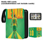 2026 World Cup Football Star Ronaldo Messi Mbappé 400/900pcs Album Book Folder Card Slots Collections Zipper Card Binder Holder