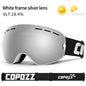 COPOZZ Brand Ski Goggles Double Layers UV400 Anti-fog Big Ski Glasses Skiing Mask Snowboard Men Women Snow Goggles GOG-201 Pro